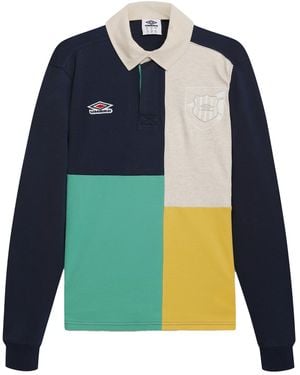 Umbro Panel Rugby Jersey /Multicoloured) Cotton - Blue