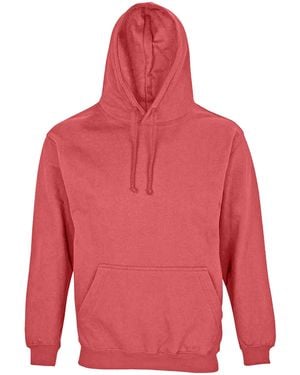 Sol's Adult Condor Hoodie (Folk) - Red