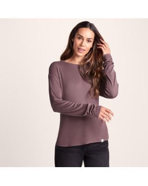 TOG24 Jemma Long Sleeve Tshirt Dark Mauve - Purple
