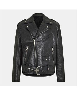 Off-White c/o Virgil Abloh Shearling Jacket - Black