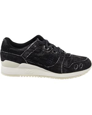 Asics Gel-Lyte Iii Denim Trainers Nubuck - Black