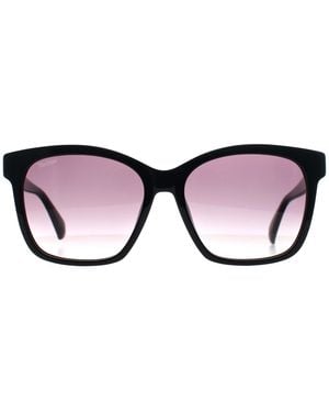 Max Mara Square Shiny Smoke Gradient Mm0042 Logo9 - Brown