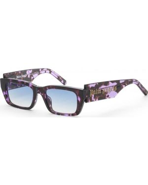 Palm Angels 53Mm Havana Sunglasses Peri002C99Pla0013449 - Blue