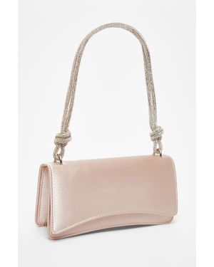Quiz Diamante Shoulder Bag - Multicolour