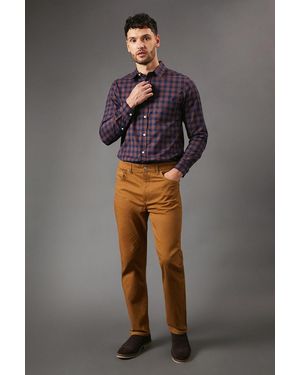 MAINE Stretch Twill Straight Leg Jean - Grey