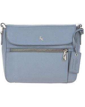 Ashwood Leather 'Lucrezia' Crossbody Bag For - Blue
