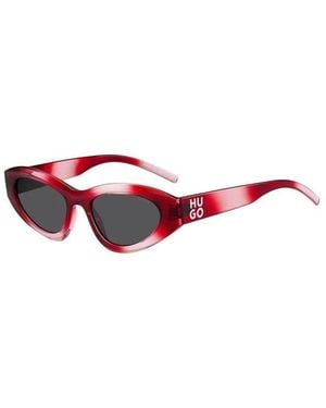 BOSS Injected Sunglasses - Red