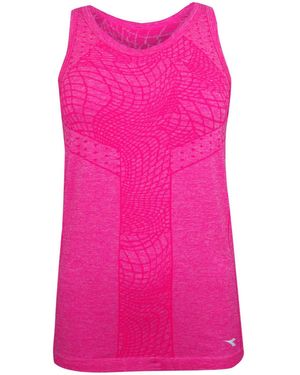 Diadora Seamless Vest Cotton - Pink