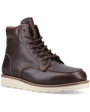 Sperry Top-Sider Boston Leather Ankle Boots - Brown