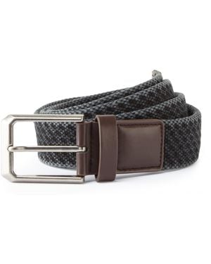 Asquith & Fox Vintage Wash Canvas Riem (zwart) - Bruin