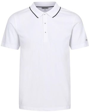 Regatta Forley Short Sleeve Polo Shirt - White