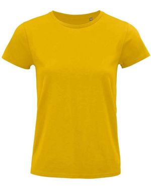 Sol's Ladies Pioneer Organic T-Shirt - Yellow