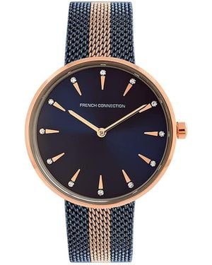 French Connection Accessories Dial Analog Watch For - Blue