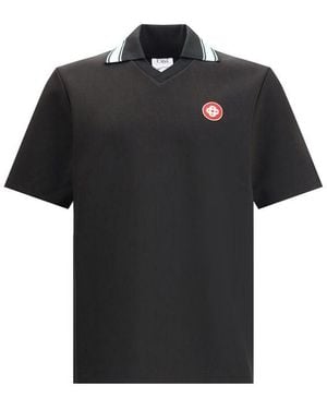 CASABLANCA Polo Shirt Short Sleeve - Black