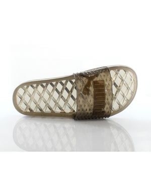 PUMA X Rihanna Fenty Jelly Sliders - Metallic