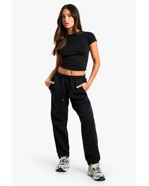 Boohoo Petite Mix And Match Basic Oversized Jogger - Black