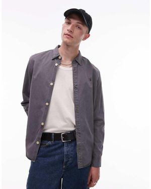 AllSaints Allsaints Bodhi Ls Overshirt - Blue