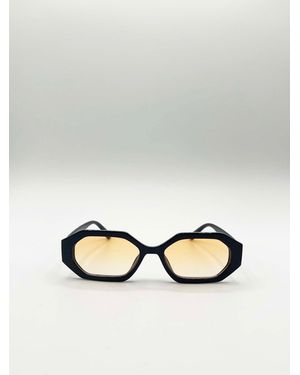 SVNX Oval Geomentric Sunglasses - Metallic