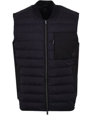 Moose Knuckles Air Down Anderson Hybrid Vest - Blue