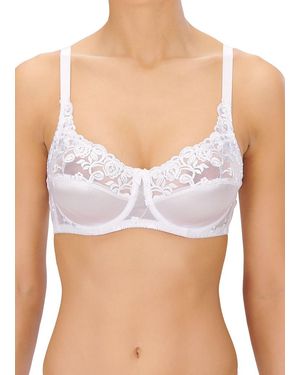 Naturana Full Cup Satin Bra - White