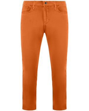 Armani Emporio J60 Regular Fit Chino Trousers - Orange