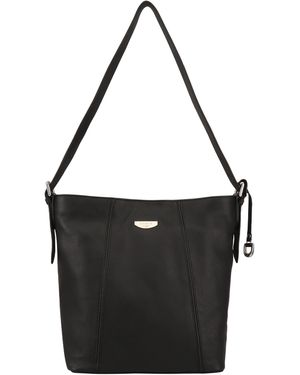 Dents Clifton Leather Handbag - Black
