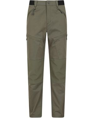 Mountain Warehouse 'Jungle' Trekking Trousers Sun Protection Water Resistant Trousers Cotton - Green