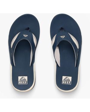 Reef Fanning Toe-Post Sandals/Oat - Blue
