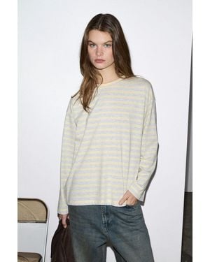 Grimelange Oversized Crew Neck T-Shirt - White