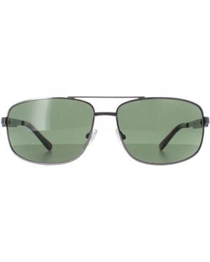 Calvin Klein Rectangle Light Ruthenium Ck22123S - Green