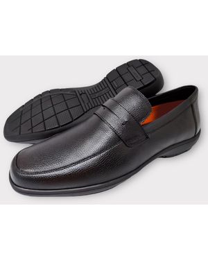 LB Comfort Kelvin Leather Shoes - Black