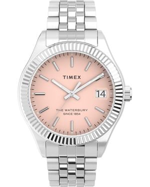 Timex Waterbury Legacy Watch Tw2V31500 Stainless Steel - Metallic