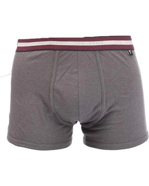 Ted Baker Katoenen Boxershorts (Set Van 3) (Zwart//Marron) - Grijs