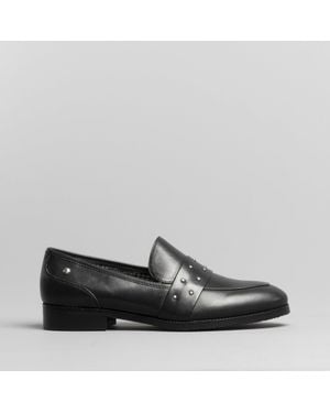 Pikolinos Royal Ladies Leather Loafers - Black