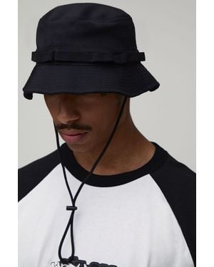 BoohooMAN Fisherman Style Bucket Hat - Black