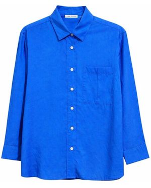 MixRay Relaxed Fit Shirt With Pocket - Blue