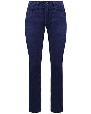 Armani Emporio J06 Slim Fit Stretch Trousers - Blue