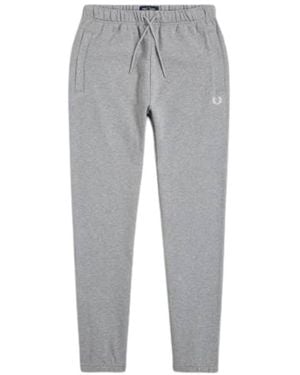 Fred Perry Loopback Sweat Trousers Cotton - Grey