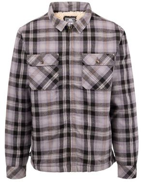 Trespass Danehill Sherpa Lined Shirt (Storm) Cotton - Grey