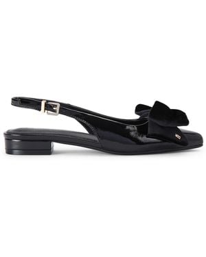KG by Kurt Geiger Aura Bow Flat Sandals - Black