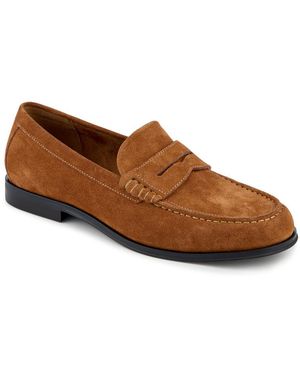 Jones Bootmaker Quadir Slip On Leather Penny Loafers - Brown
