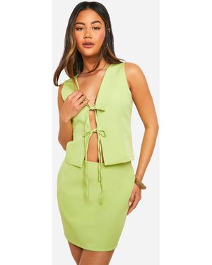 Boohoo Micro Mini Skirt - Green
