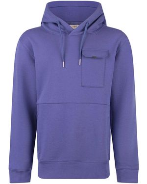 Luke 1977 Four Oakes Oversized Hoodie - Blue
