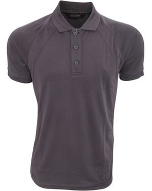 Regatta Hardwear Coolweave Short Sleeve Polo Shirt (Iron) - Grey