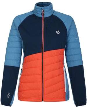 Dare 2b Ladies Lexan Hybrid Jacket (Satsuma/Moonlight Denim) - Blue