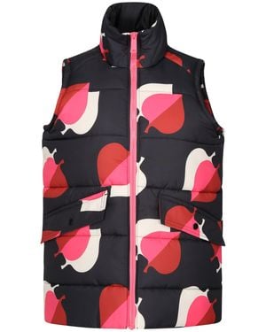 Regatta Ladies Orla Kiely Elm Leaf Gilet (Shadow/ - Red