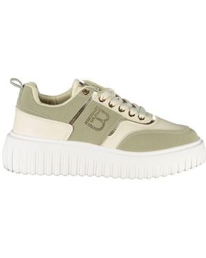 Laura Biagiotti Platform Logo Trainers - Green