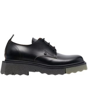 Off-White c/o Virgil Abloh Sponge Derby Shoes Leather - Black
