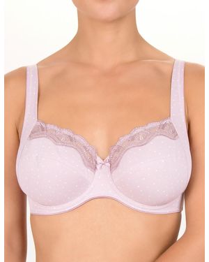 Felina Conturelle By Joy Print Full Cup Bra - Purple