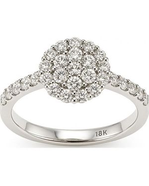 Diamonfire 6117541582150 Ladies Ring Sterling - Grey